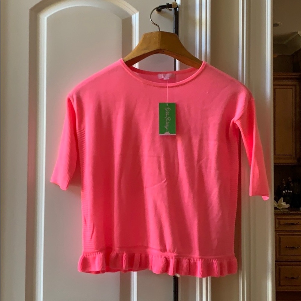 Lilly Pulitzer girls quarter sleeved top!!!